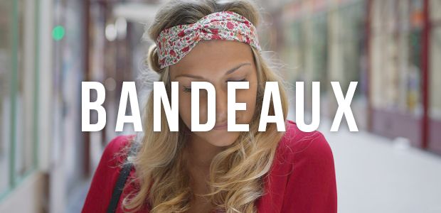 Nos bandeaux cheveux Made in France - Chérie et Dandy